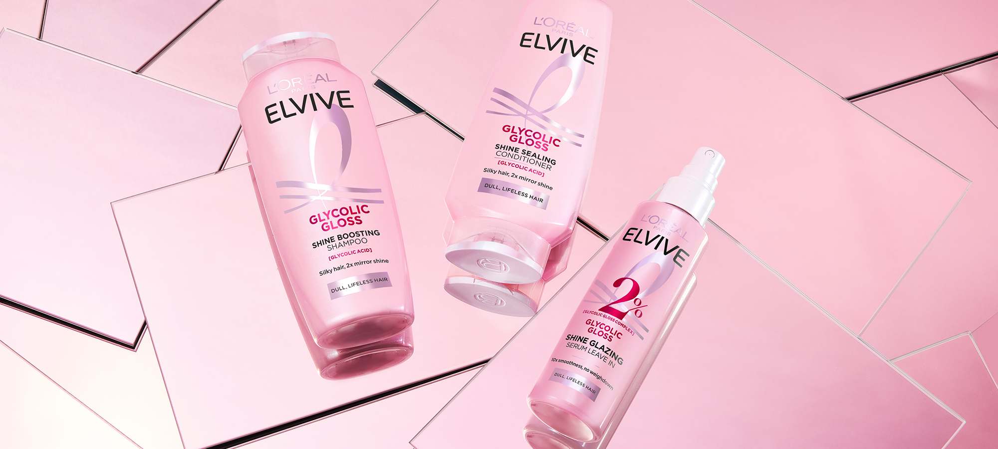 Elvive Glycolic Gloss για απαλά και μεταξένια μαλλιά