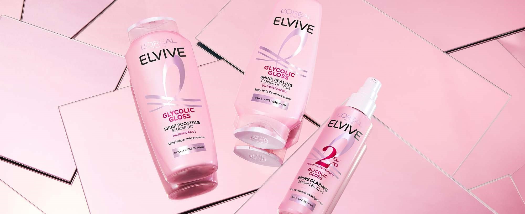 Elvive Glycolic Gloss για απαλά και μεταξένια μαλλιά