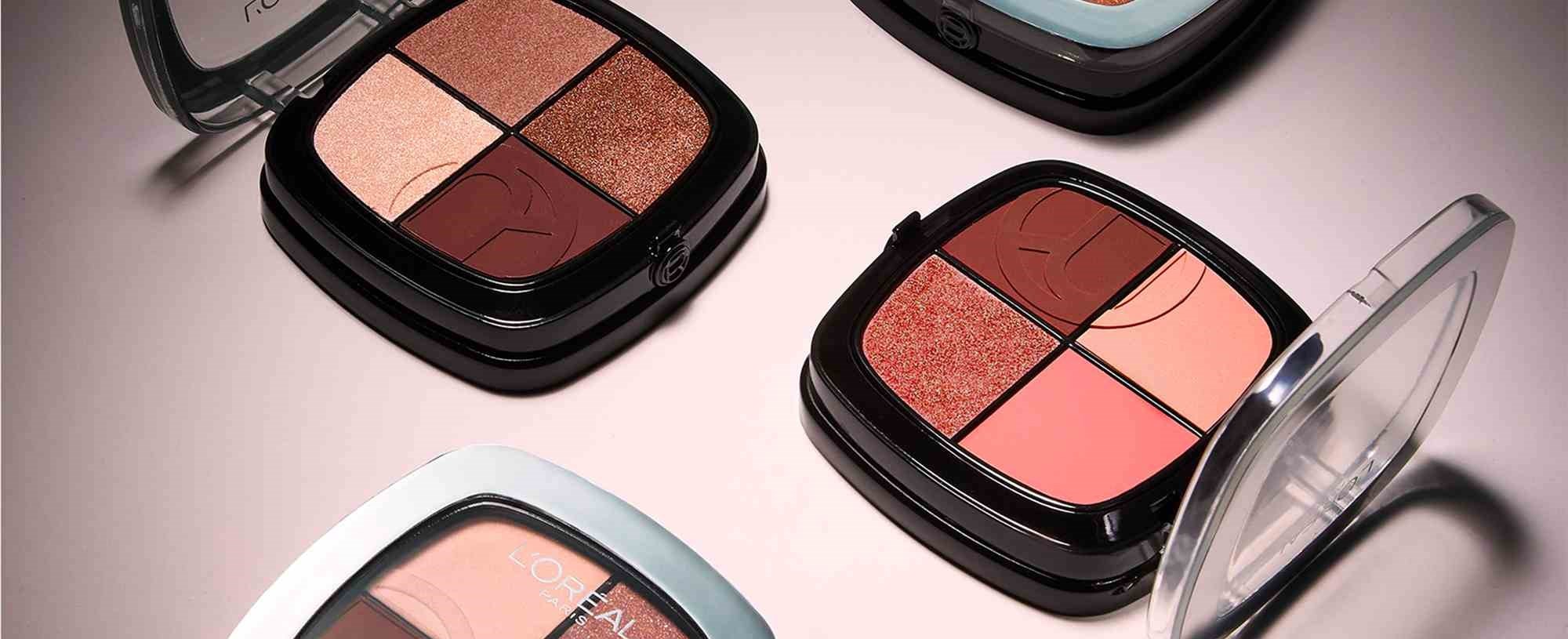 Σκιές ματιών σε πολλές γήινες αποχρώσεις