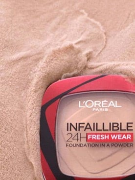 Makeup σε μορφή πούδρας προσώπου