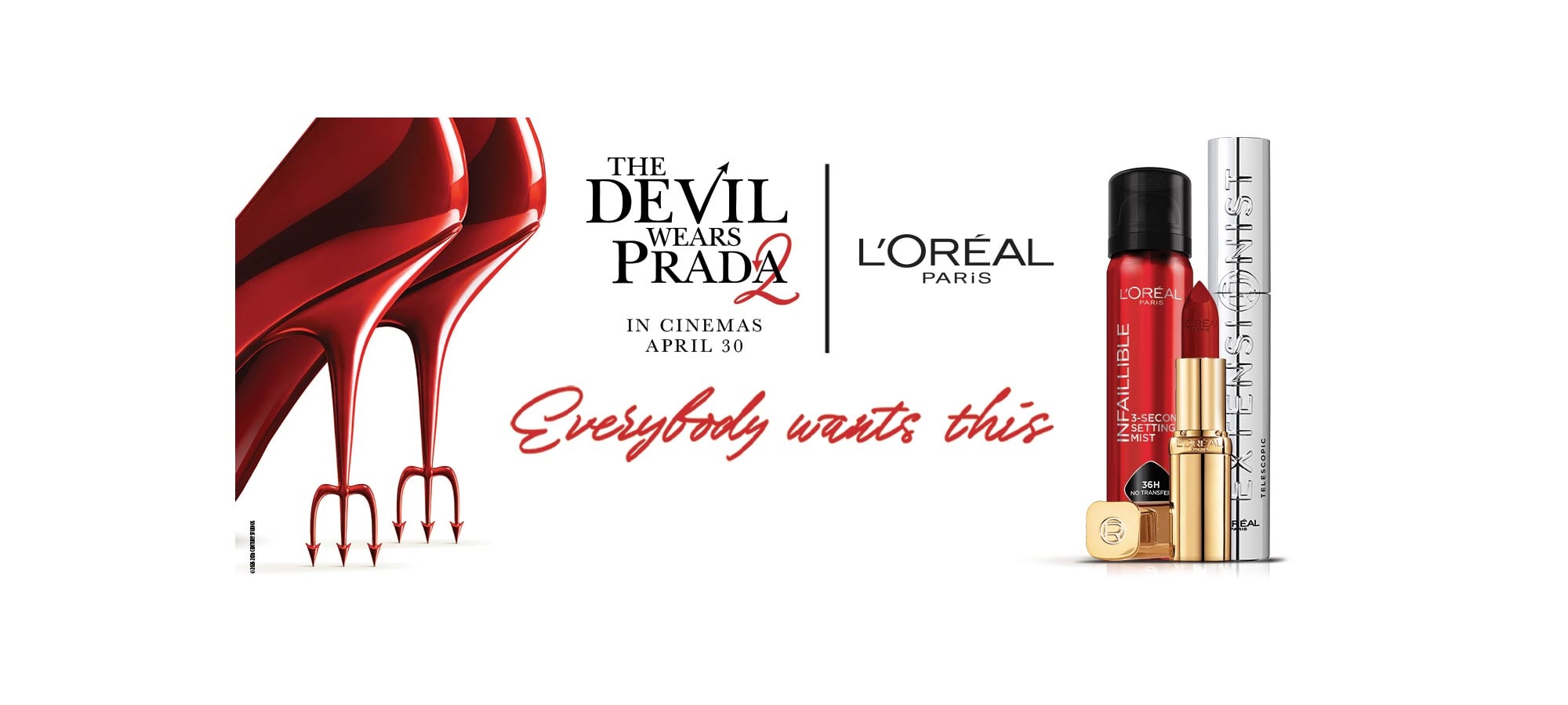L'Oréal Paris x Devil Wears Prada 2: Everybody Wants This