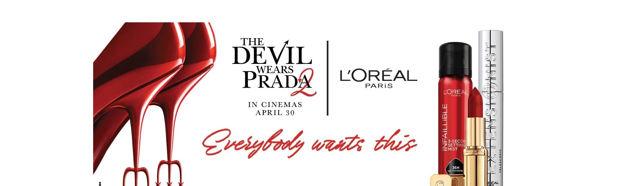 L'Oréal Paris x Devil Wears Prada 2: Everybody Wants This
