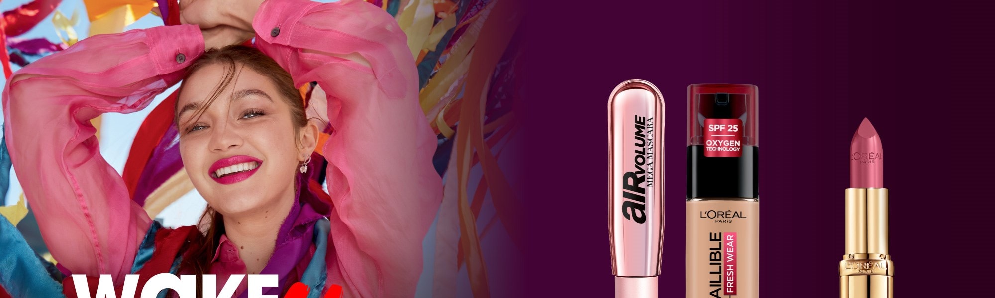 Μπείτε στο Wake Up Make Up παλμό με L'Oréal Paris μέικ απ!