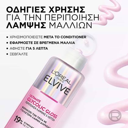 Glycolic Gloss Περιποίηση οδηγίες