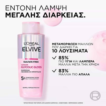 Glycolic Gloss Σαμπουάν έντονη λάμψη