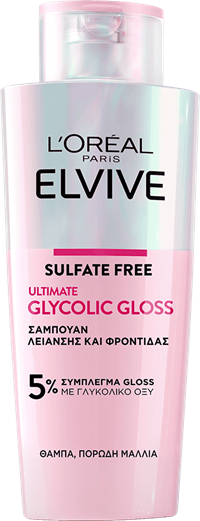 Glycolic Gloss Σαμπουάν για Λαμπερά Μαλλιά με Γλυκολικό Οξύ