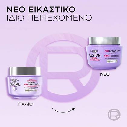 Hydra Hyaluronic Μάσκα Μαλλιών Για Ενυδάτωση Παλιά & Νέα