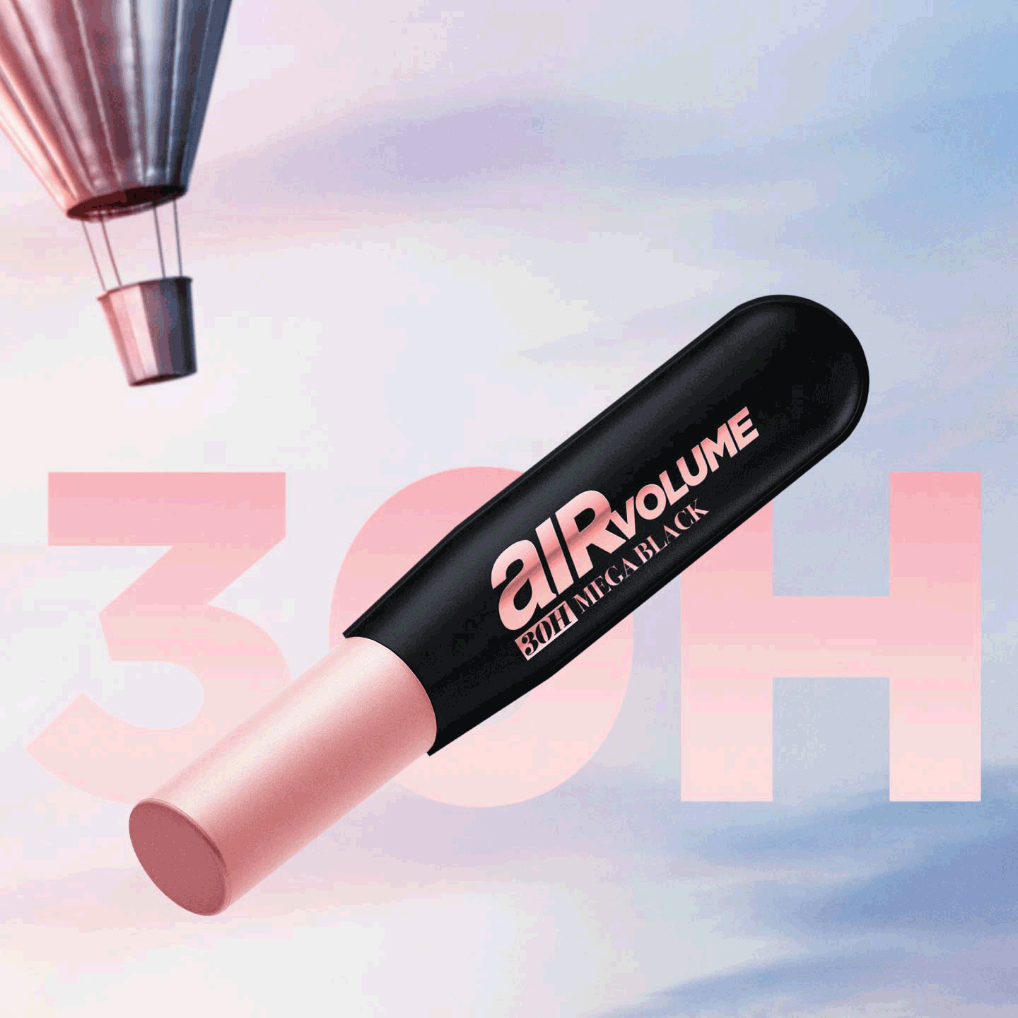 30H Mega Black Μάσκαρα για Έντονο Όγκο