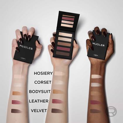 L'Oréal Paris x Mugler Spectrum Παλέτα Σκιών Nude Αποχρώσεις στο Χέρι