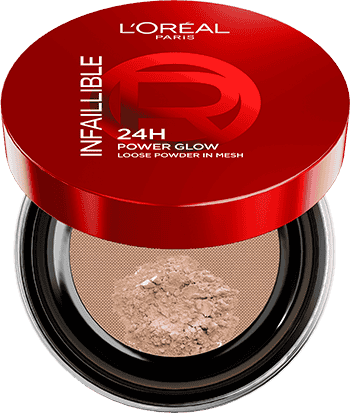 24H Power Glow Loose Powder medium για φωτεινή και λαμπερή όψη