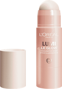 2024 OAP Makeup LUMI LeHighlighterStick 630 Glowy Creme Chic Opened Pack Face