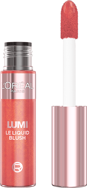 2024 OAP Makeup LUMI Le Liquid Blush 625 Glowy Gold Pink Opened Pack Front