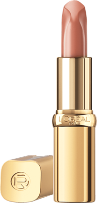 2023 OAP Makeup COLOR RICHE Nude Of Worth SATIN Shade 505 Opened Cap Laying Down Pack Front