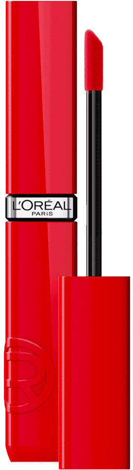 2024 OAP Makeup INFAILLIBLE Laque Resistance 410RougePoppy Opened Front Pack