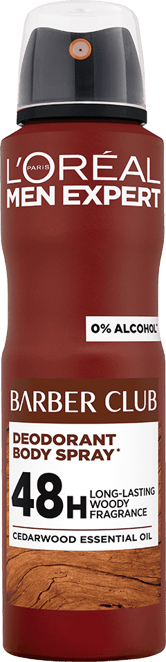 Barber Club Αποσμητικό Σπρέι Σώματος 48ωρη Δράση