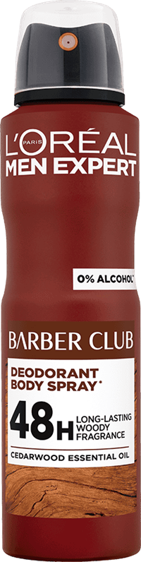 Barber Club Αποσμητικό Σπρέι Σώματος 48ωρη Δράση