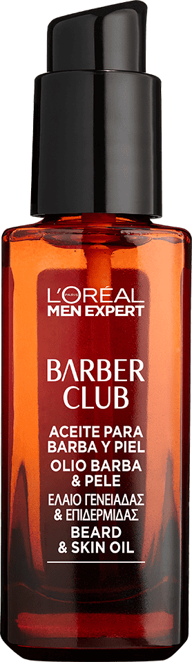 long beard and skin packshot