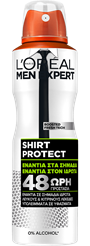 SPRAY DEODORANT PACKSHOT FRONT SHIRT PROTECTION