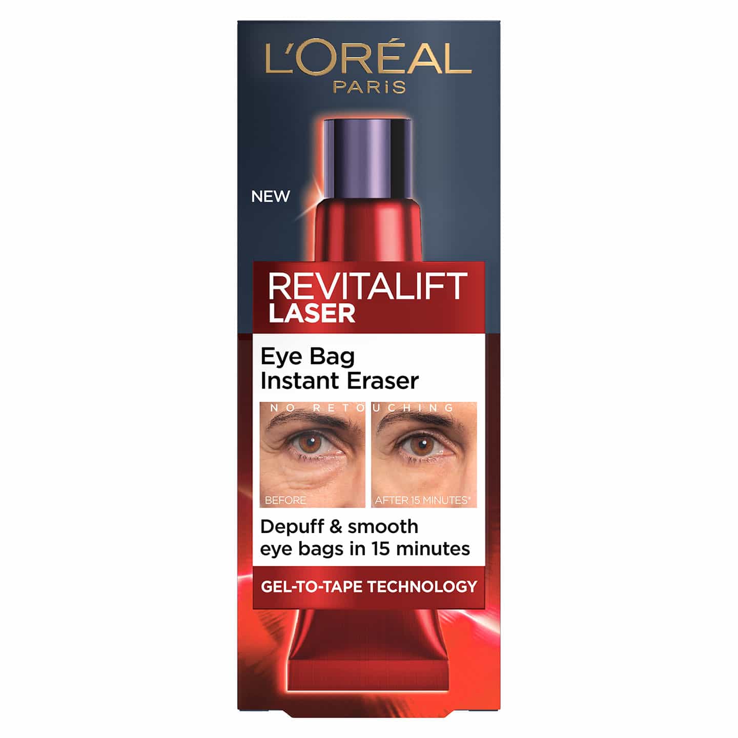 Revitalift Laser Κρέμα Ματιών για Σακούλες Κάτω από τα Μάτια Προϊόν σε Κουτί