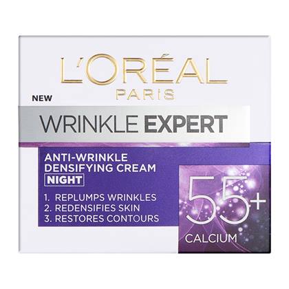 wrinkle expert night cream 55+